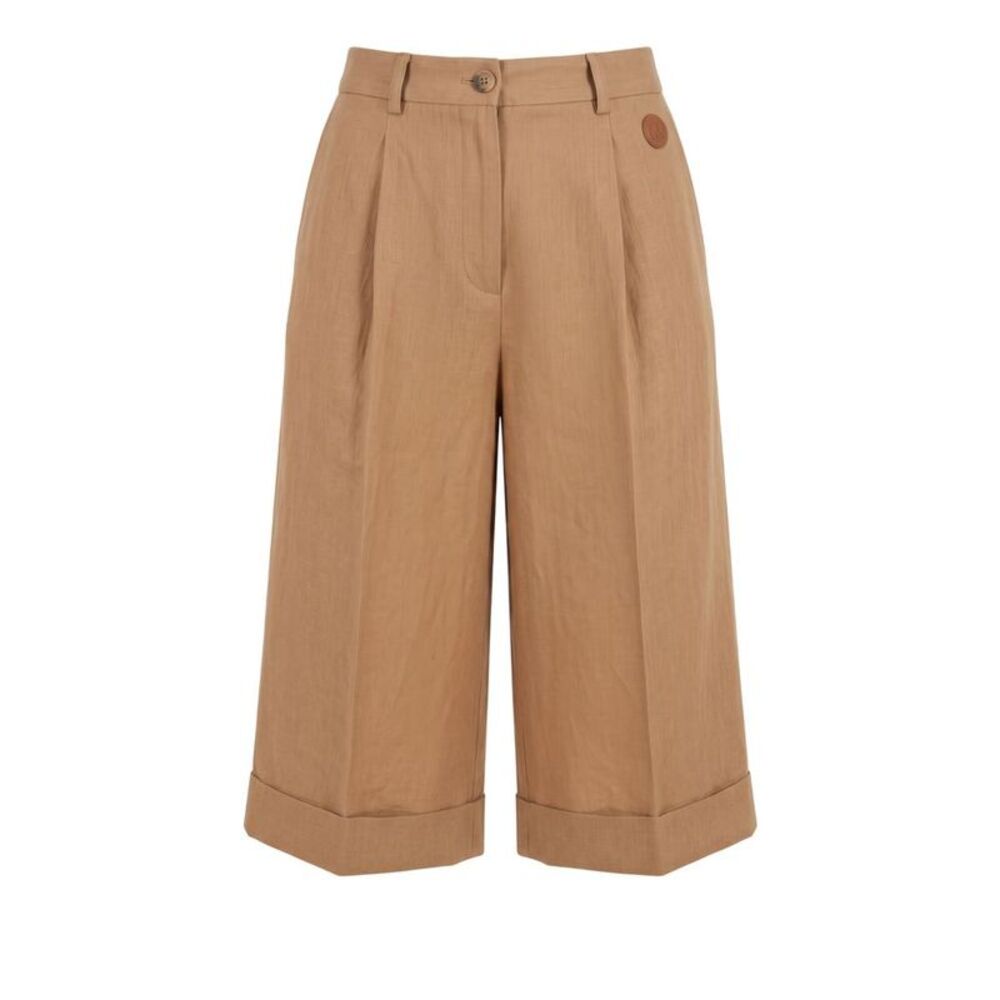Trussardi Jeans Beige Viscose Women Women's Shorts